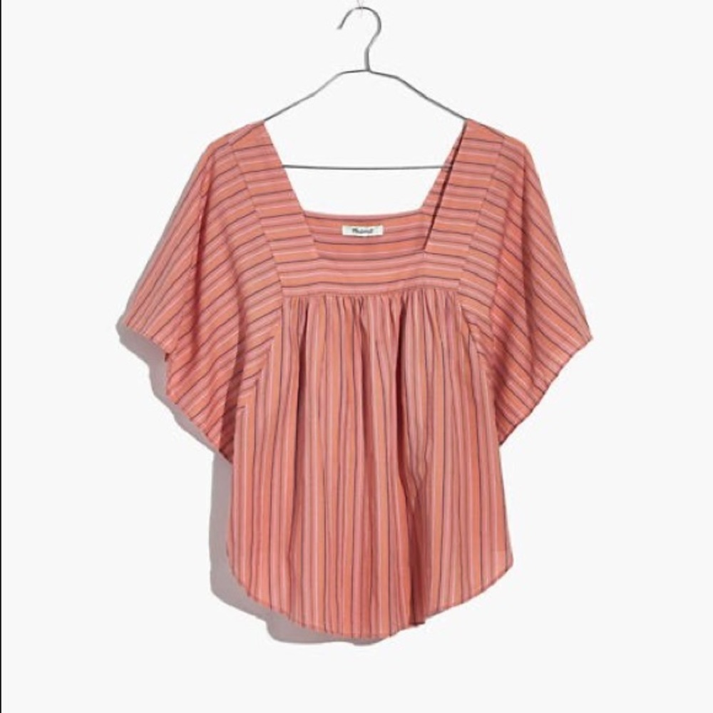 MADEWELL Butterfly top slope stripe S
